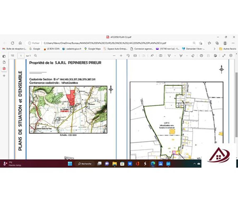 Terrain Secteur Auffay AGENCE DE LA SCIE